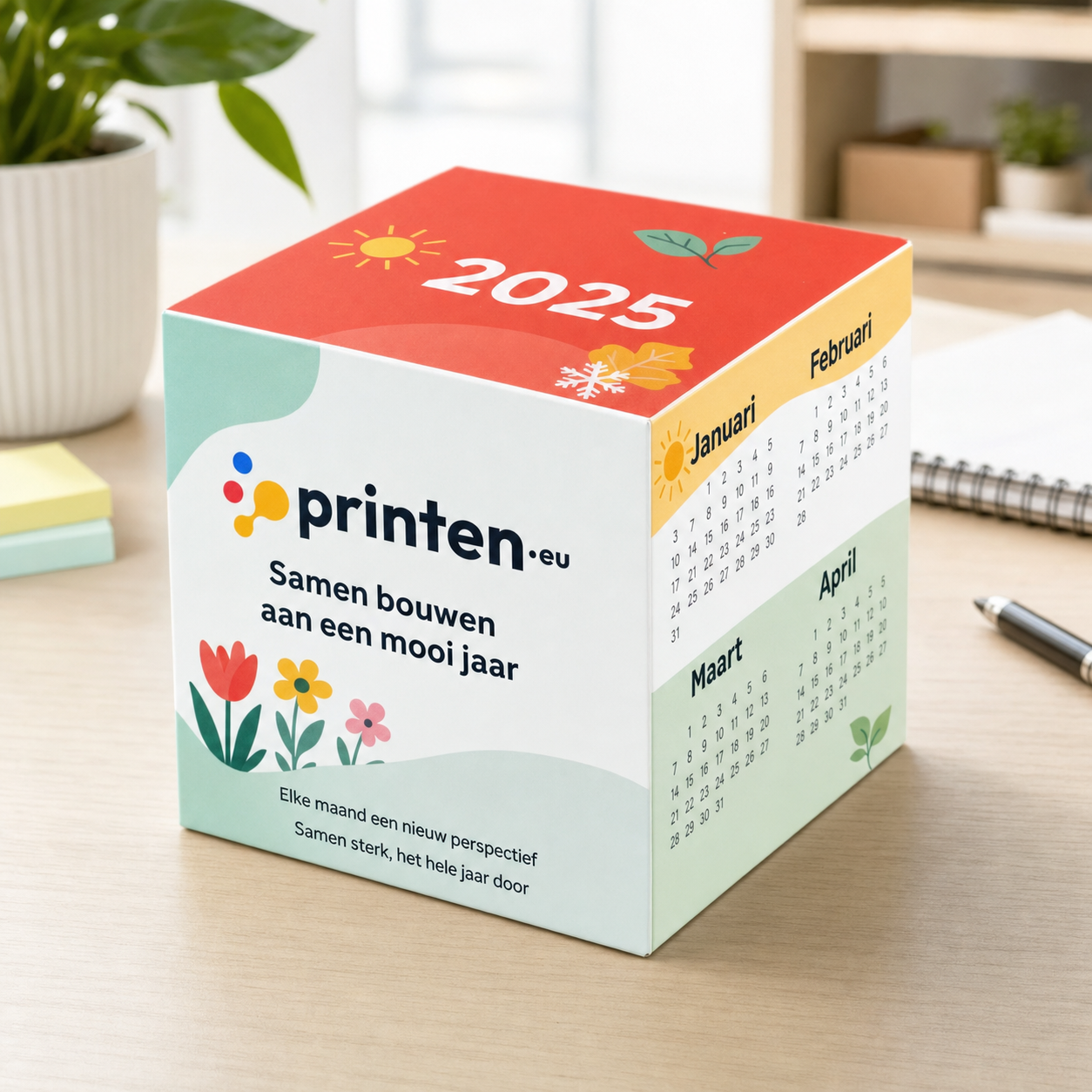 Calendrier cube