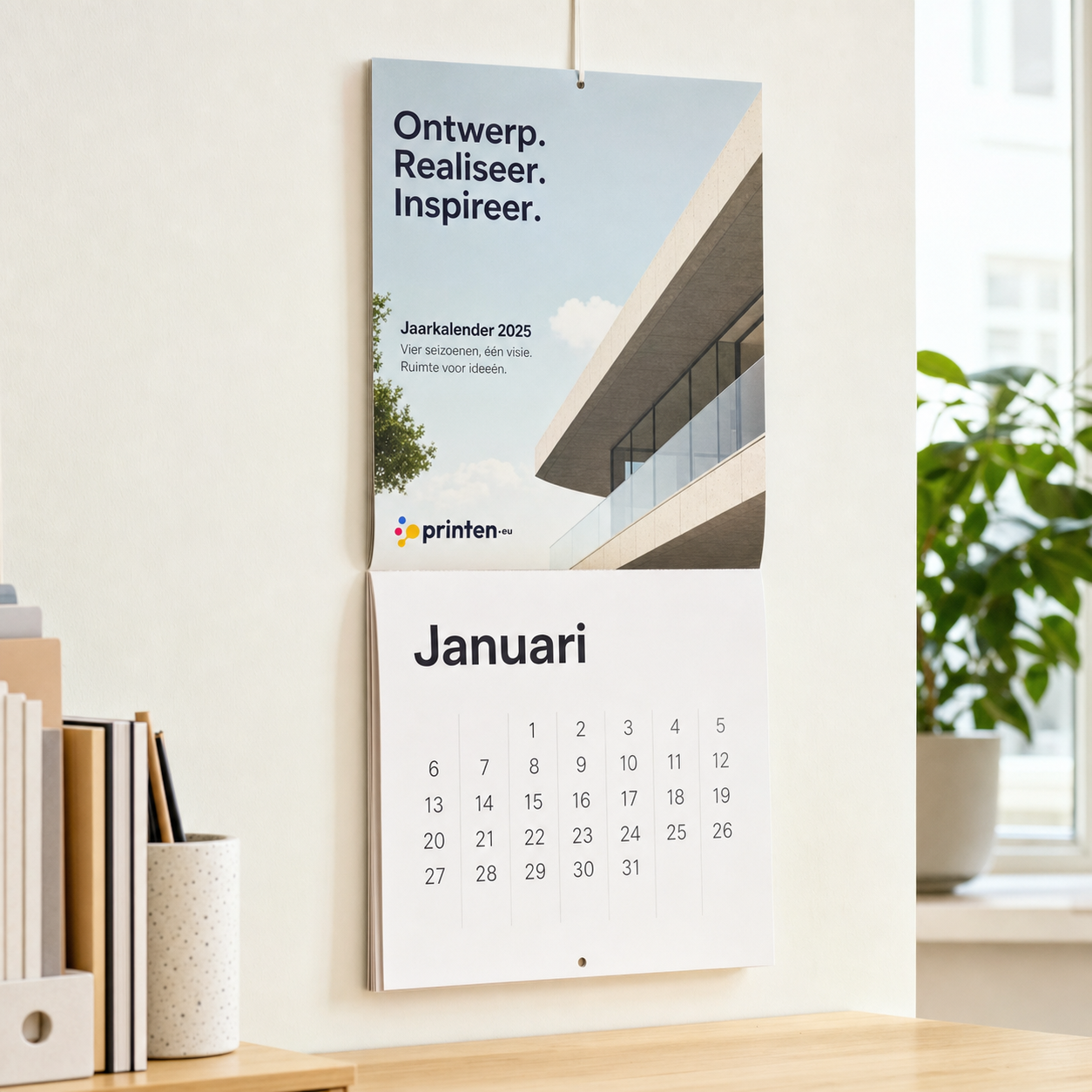 Wandkalender geheftet