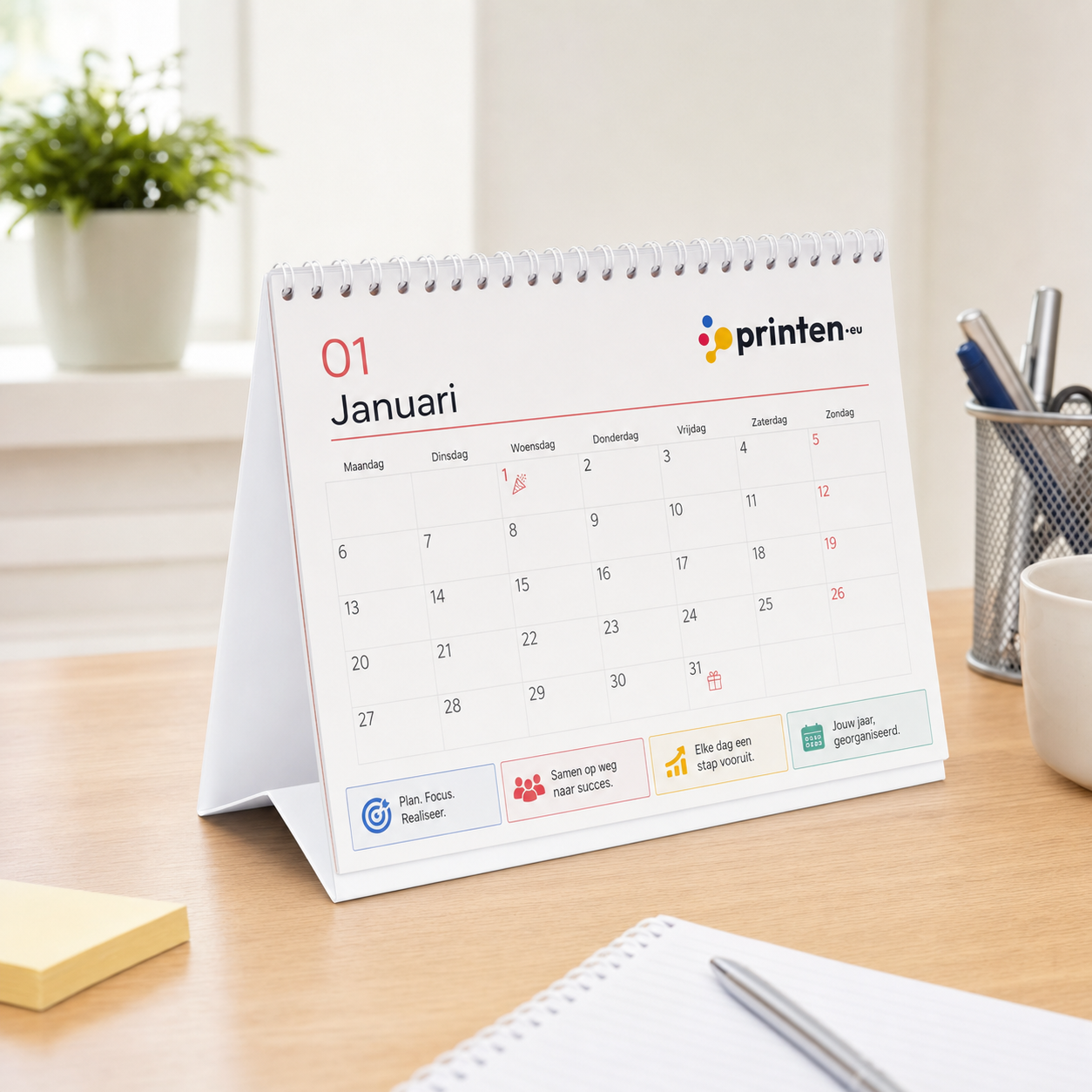 Wire-O-Tischkalender