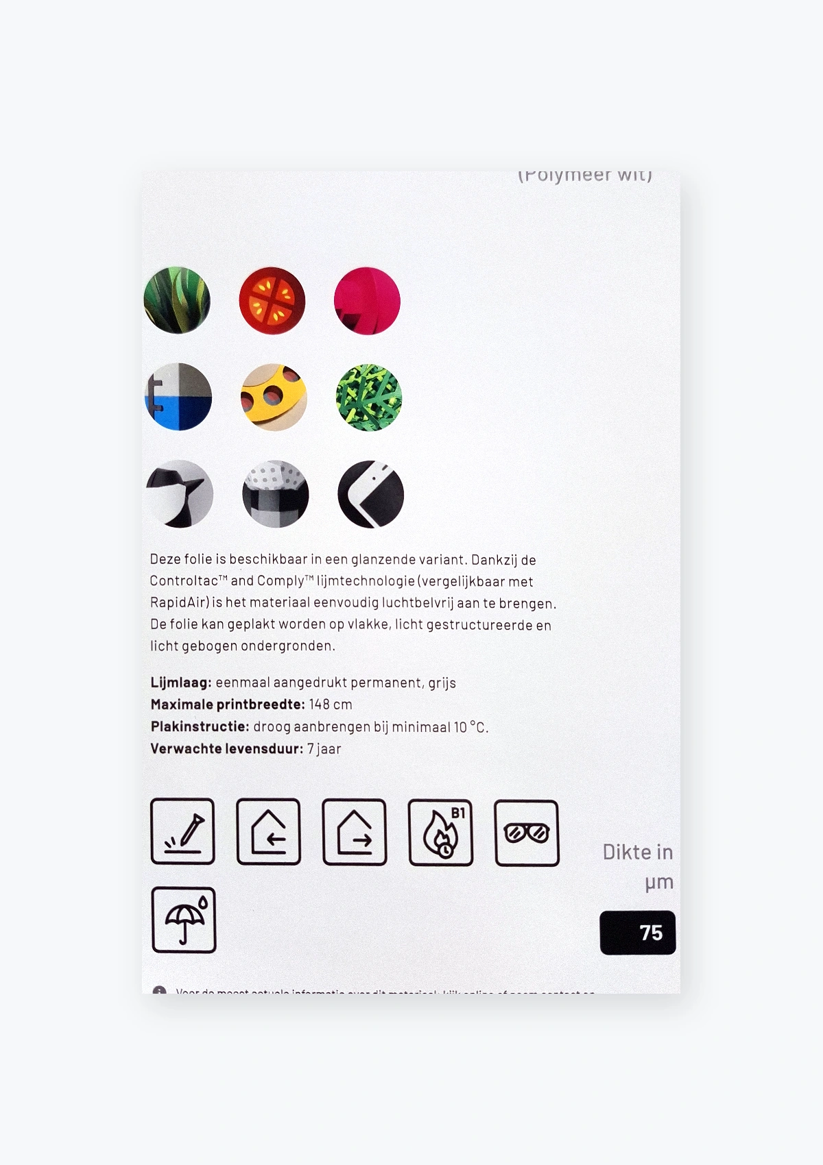3M® 40C-10 (polymeer wit)