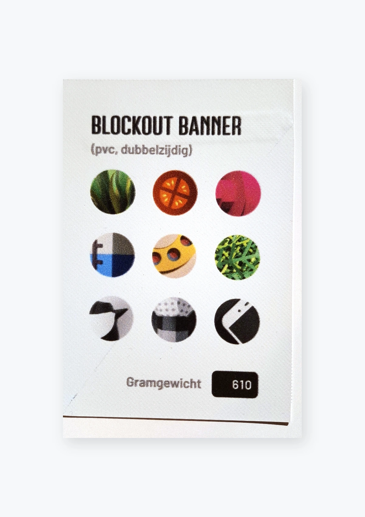 Blockout banner