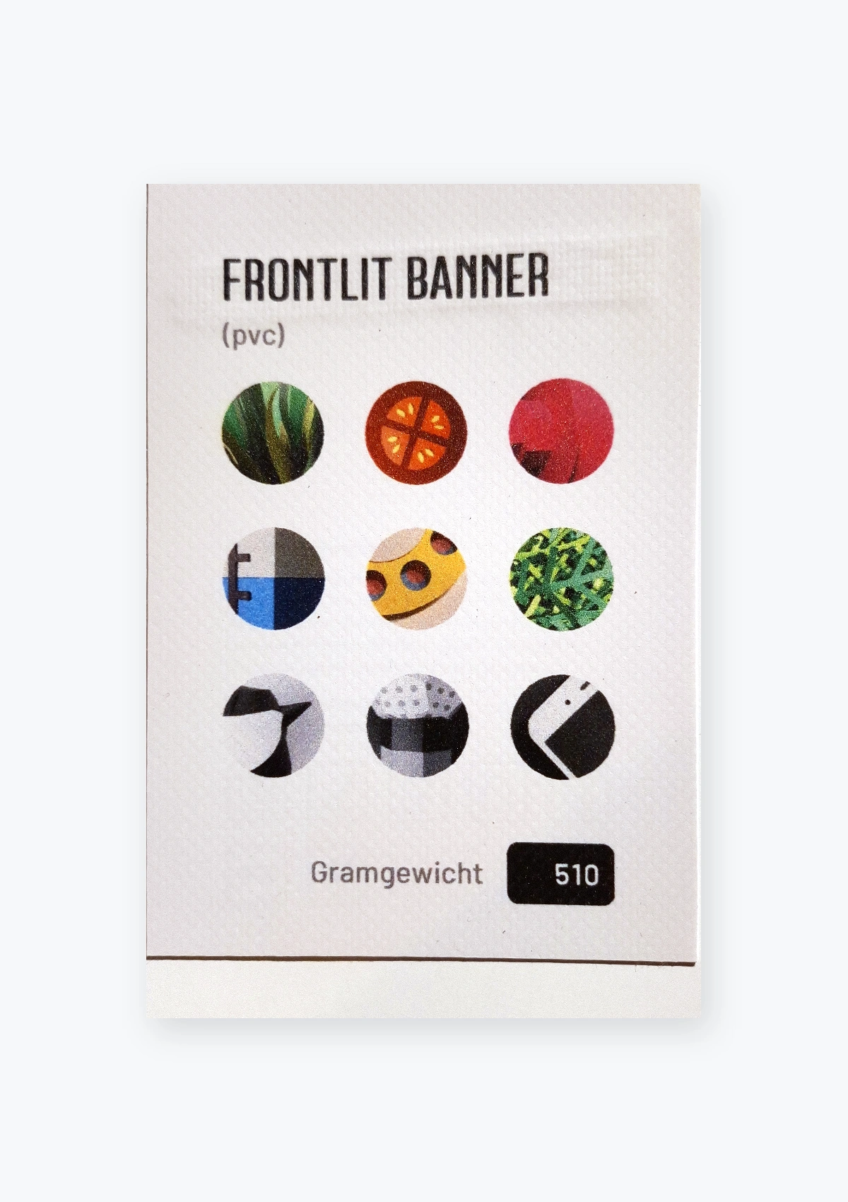 Frontlit banner