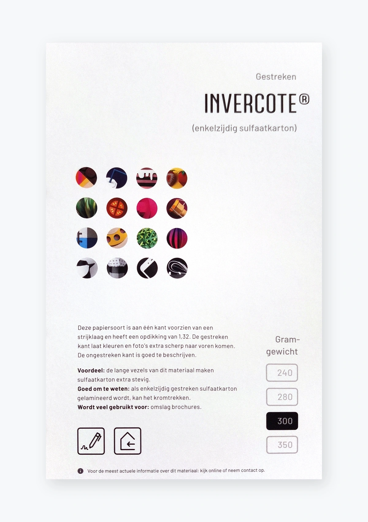 Invercote® eenzijdig gestreken sulfaatkarton