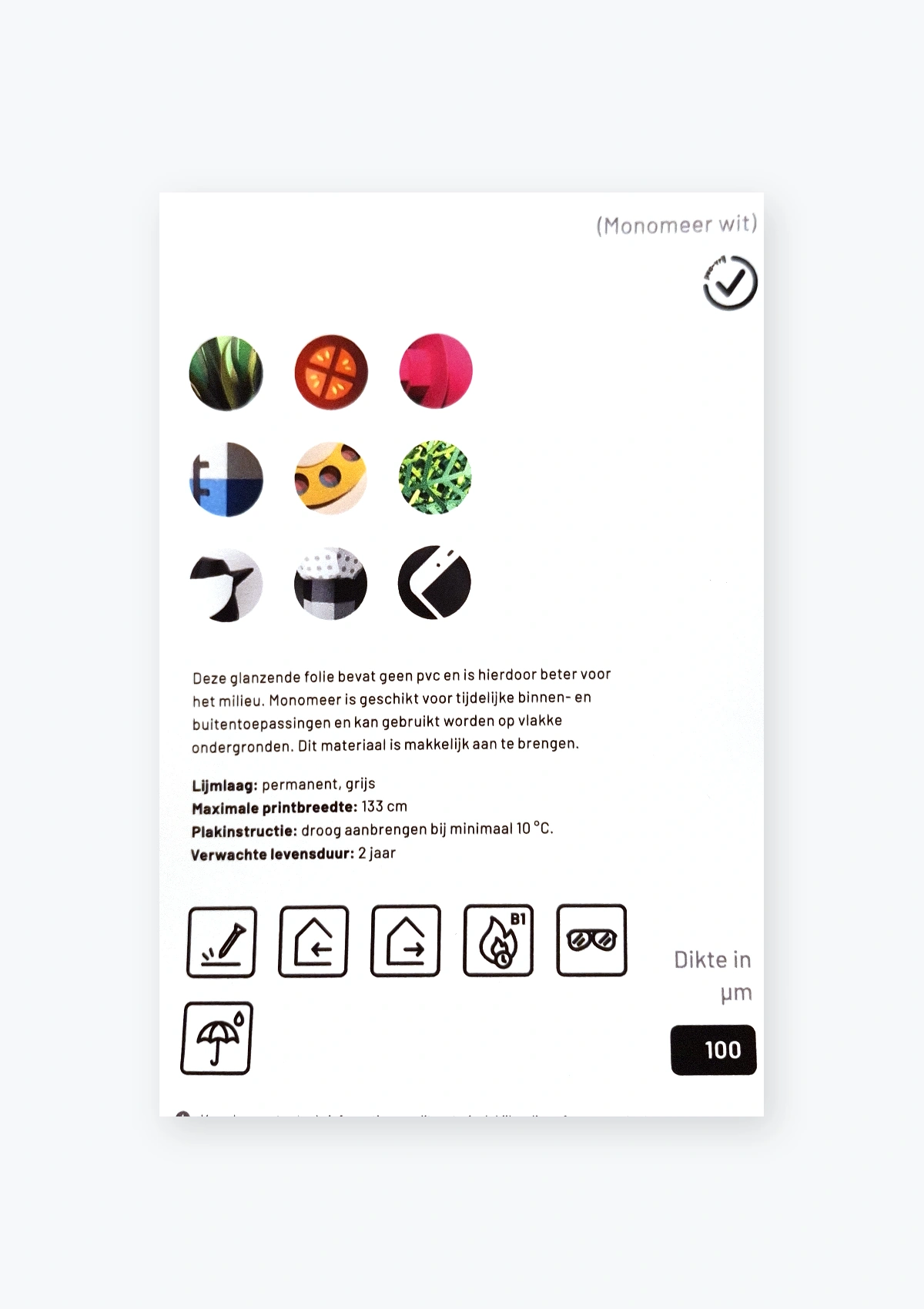Orajet® 3174 (PVC-vrij wit)