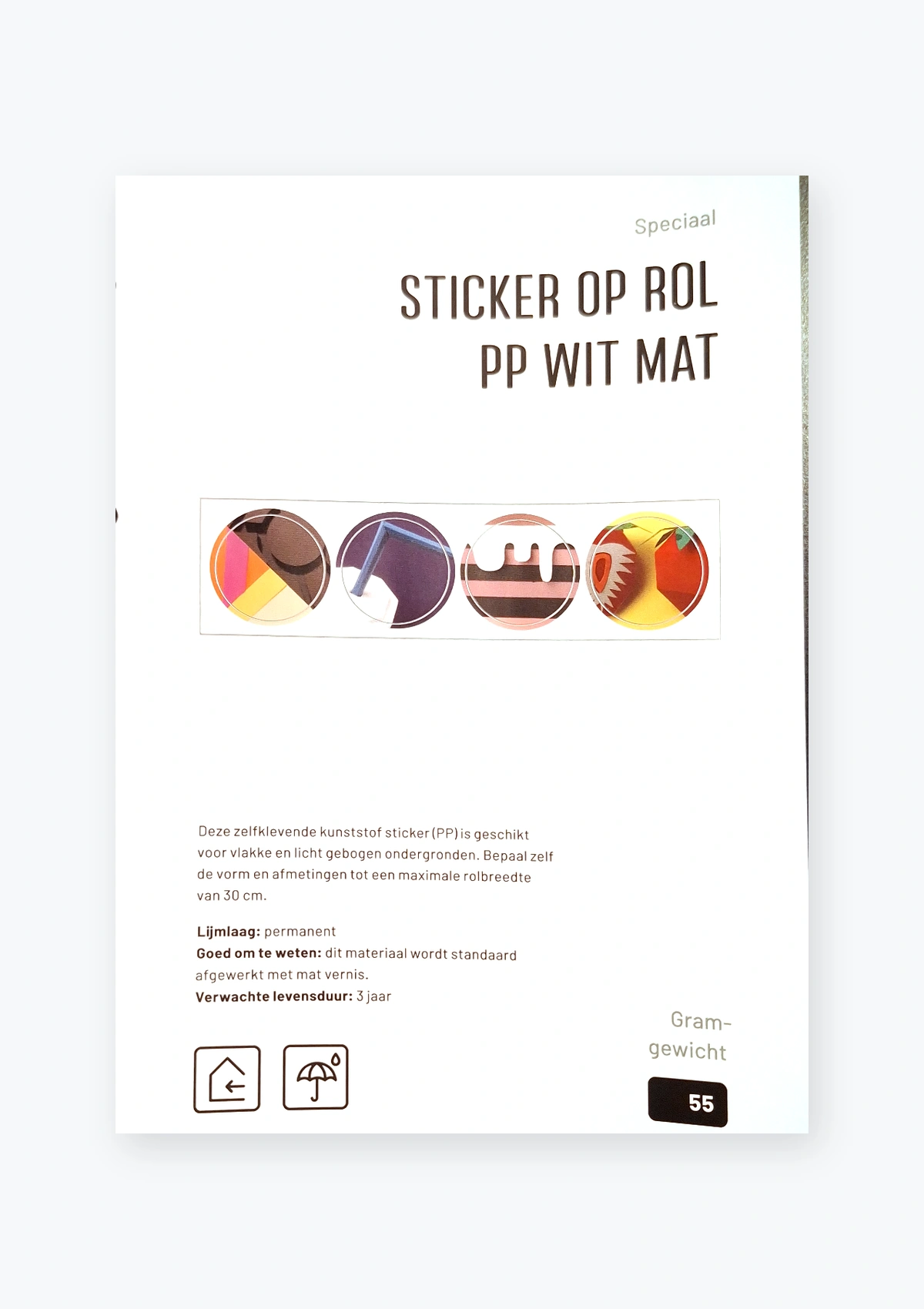PP wit mat