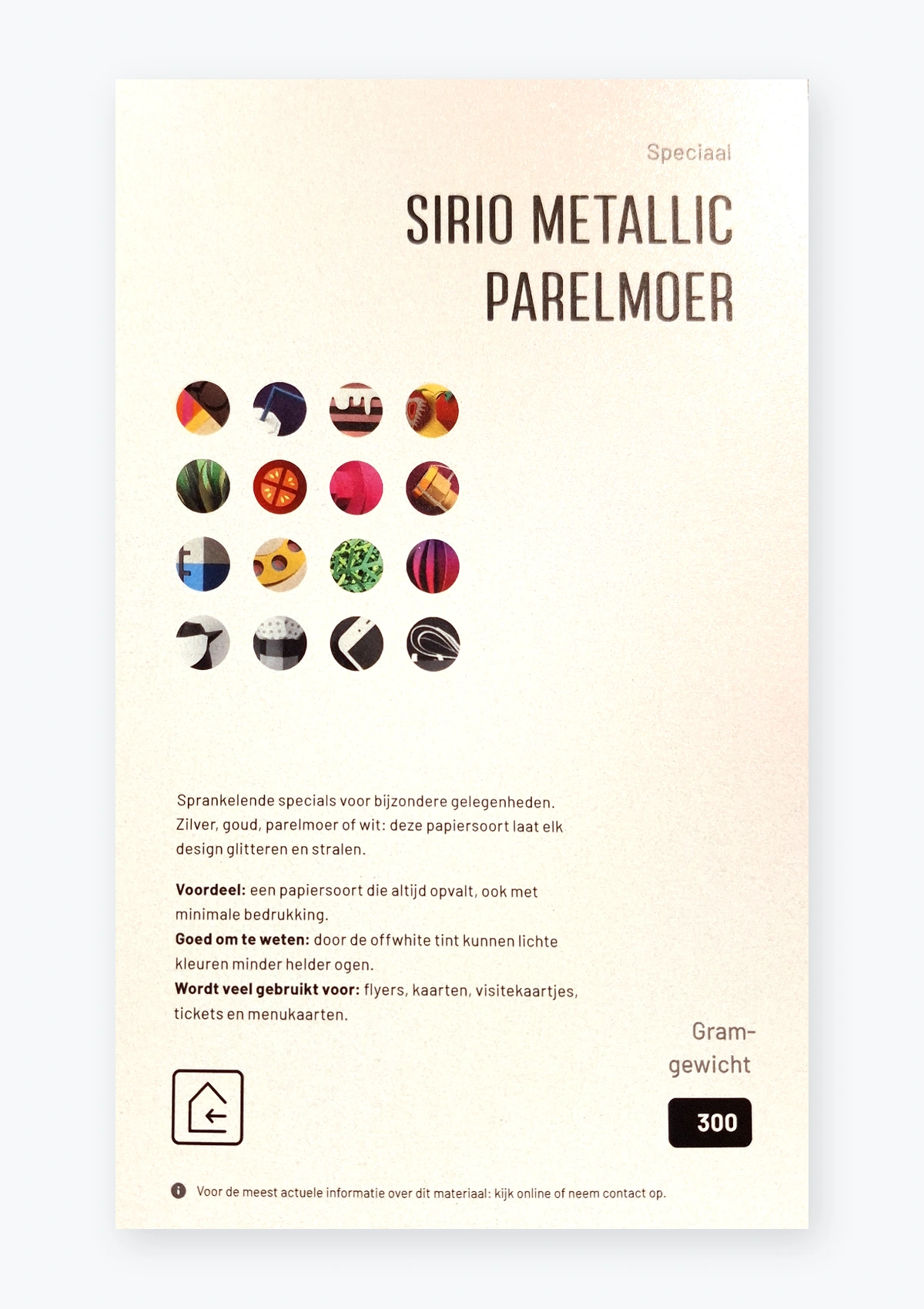 Sirio metallic parelmoer