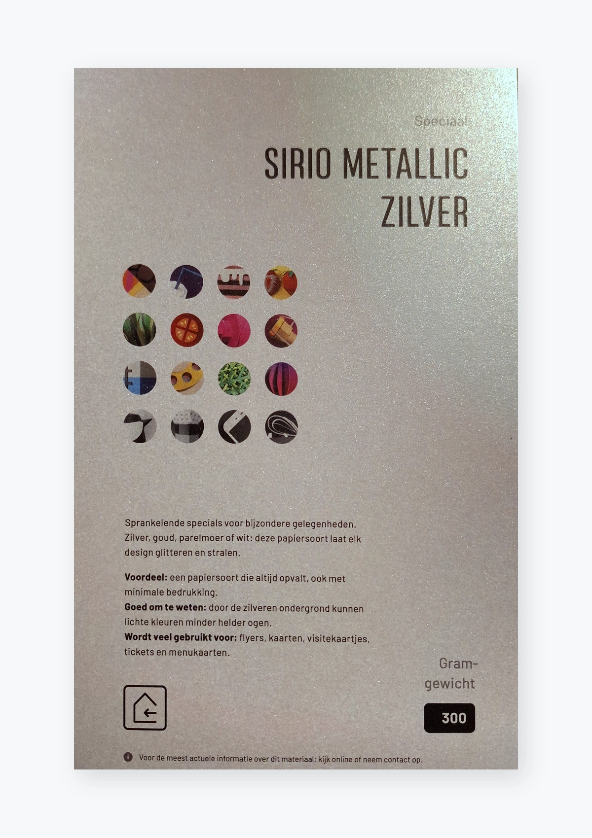 Sirio metallic zilver